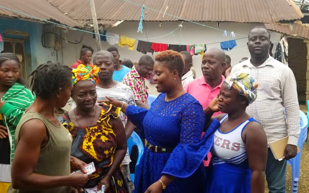 Dorcas Affo-Toffey Meets with her Branch Executives in Nungua 