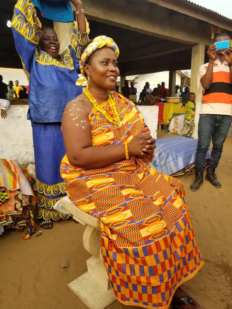 Popularly Known as Jomoro Yaa Asantewaa, Madam Dorcas Affotoffey Gets Enstooled